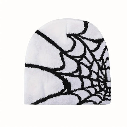 Czapka y2k Spider Czarna / Biała / Czerwona